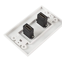 Lempeng Tembok HDMI Dual