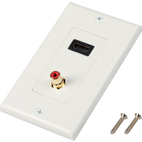 Lempeng Tembok HDMI 3RCA